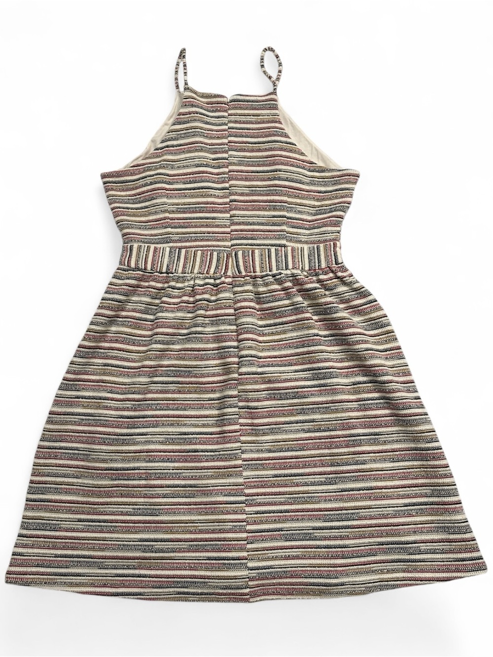 Banana Republic Boucle Striped Knit Mini Dress Multi-Color Stripe SZ. 10 NWT - Picture 8 of 8